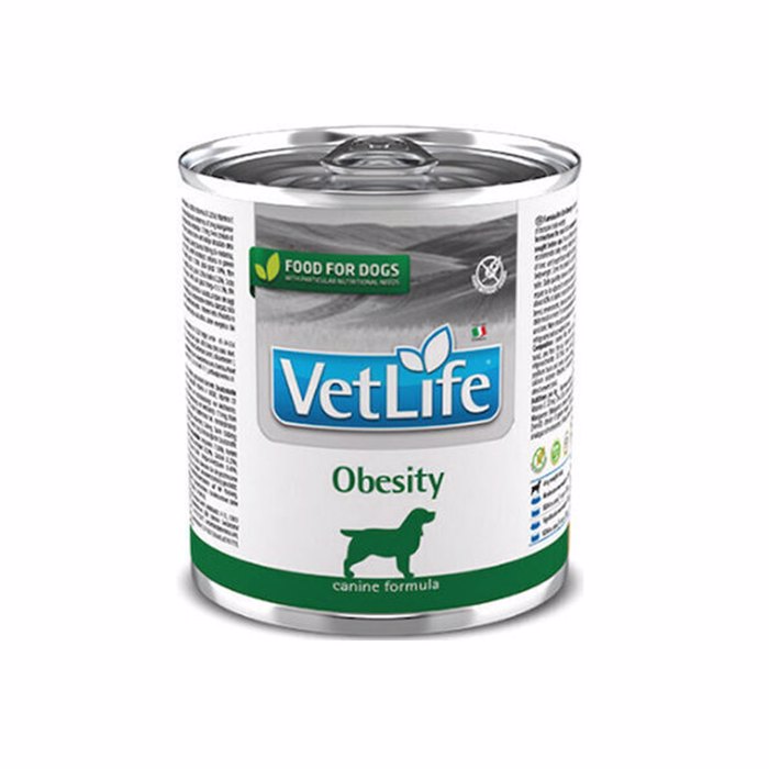 Farmina Vet Life Obesity ugi Trofi Skulou xoris Sitira se Konserba 300 gr